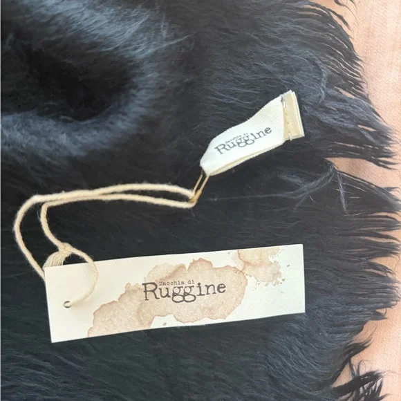 NWT Fringed Black Women's Vest - Picture 4 of 5